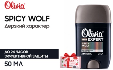 OLIVIA Spicy WOLF дезодорант-антиперспирант унисекс 50 мл