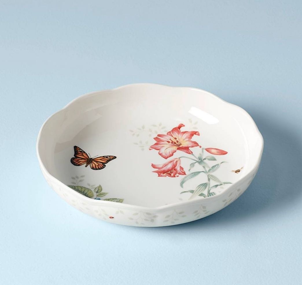 Блюдо Lenox BUTTERFLY MDW 27х27 см, фарфор, 1 шт