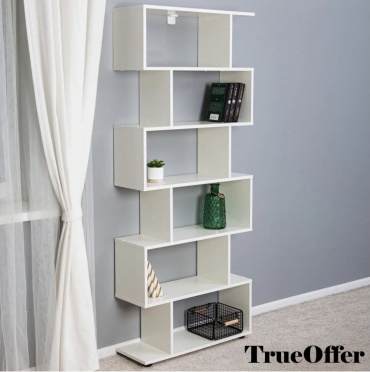 Стеллаж напольный TrueOffer, 73x25x176 см, белый
