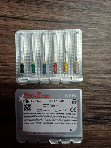 Pro-Endo файл эндодонтический 389356 6 шт