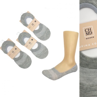 Подследники JAYLY 10 пар светло-серый 36-41