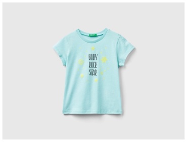 Футболка UNITED COLORS OF BENETTON голубой