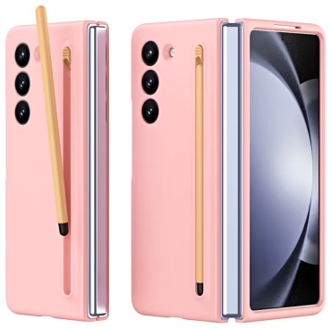 Чехол CABBEEN для Samsung Galaxy Z Fold5 розовый