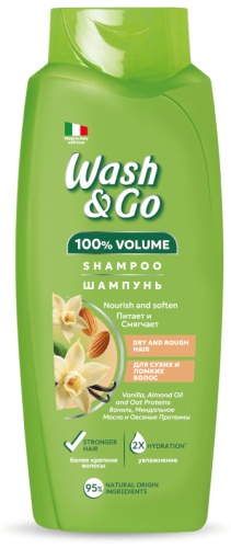 Wash&Go с экстрактом ванили (для сухих и ломких волос) шампунь 700 мл