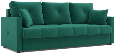 Диван AFD home Dupi Divan, 220х90 см, обивка велюр, темно-зеленый