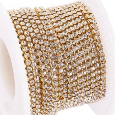 Стразовая лента Crystal Crystal4MM 1000 шт
