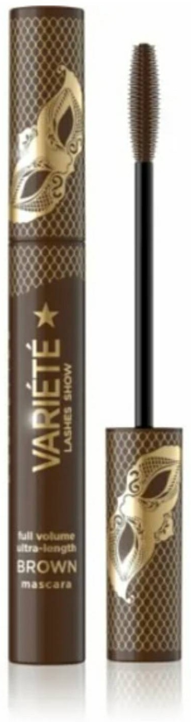 Тушь Eveline Cosmetics VARIETE lasnes snow для объема с четким разделением, 10 г