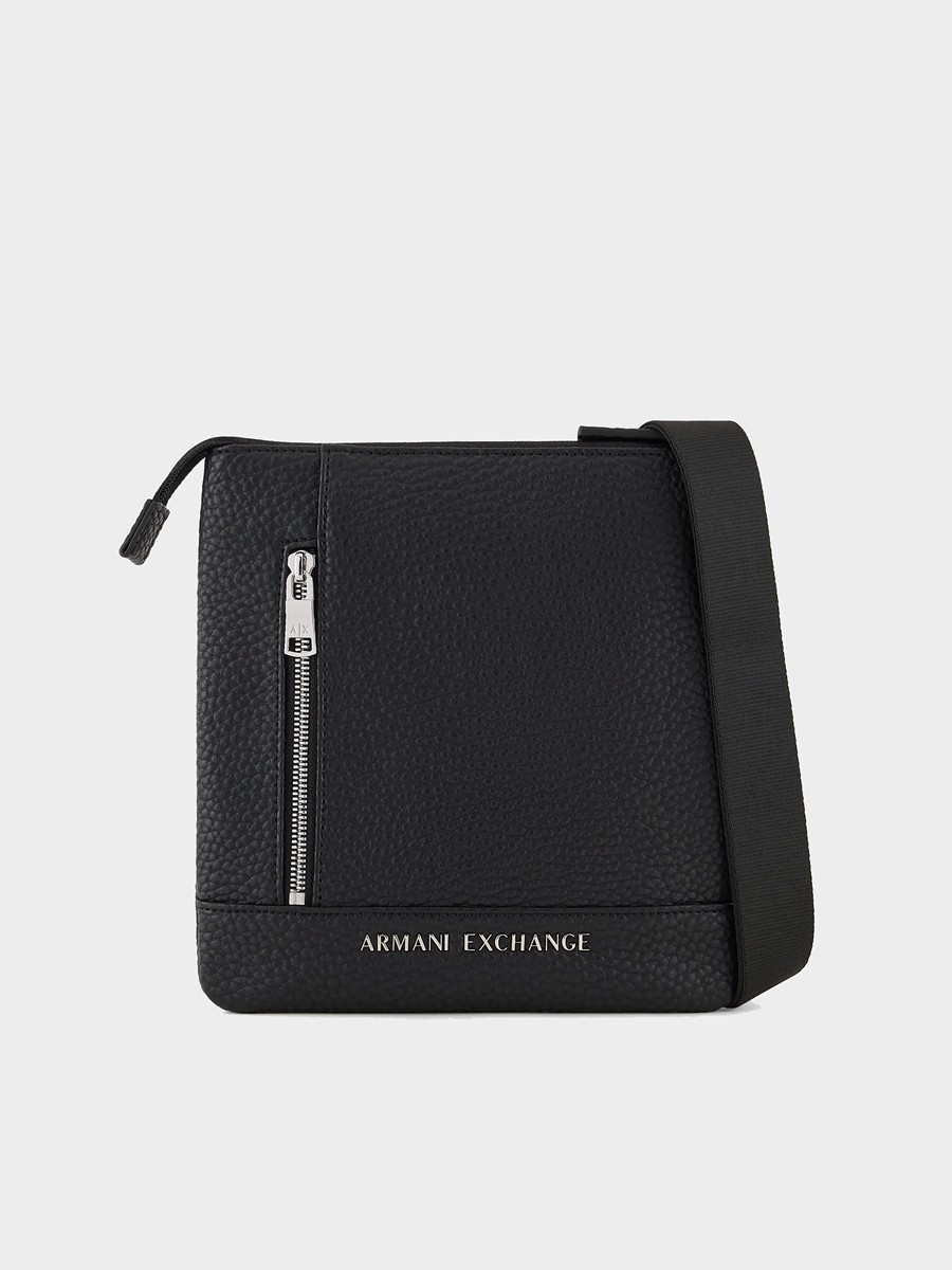 Сумка кросс-боди Armani Exchange полиэстер черный