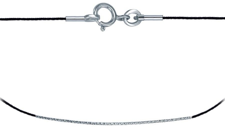 Шнур Lucente Silver NEC-LU-925-45871-40 длина 40 см вес 0.822 г серебро, без вставок