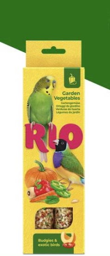 RIO палочки с овощами для волнистых попугаев и экзотов 80 г