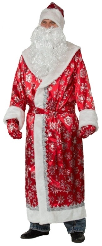 Карнавальный костюм Batik Дед Мороз красный