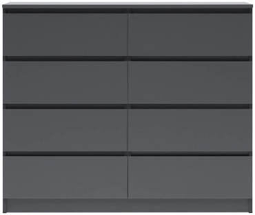 Комод Nova Forma, 120x45x100 см, графит