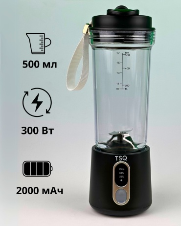 Блендер портативный TSQ BJ-500A черный