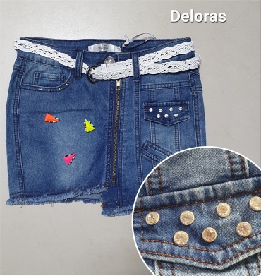 Джинсовая юбка Deloras синий