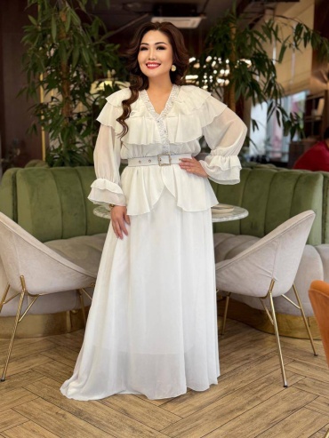Вечернее платье Fashion Fashion белый