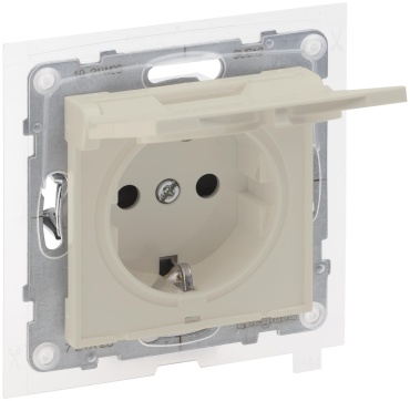 Розетка Legrand 721223, слоновая кость