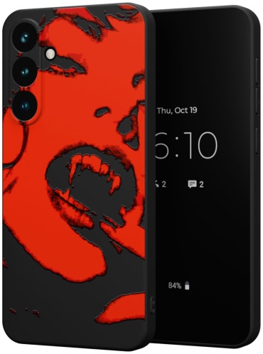 Чехол Mcover для Samsung S24 FE рисунок