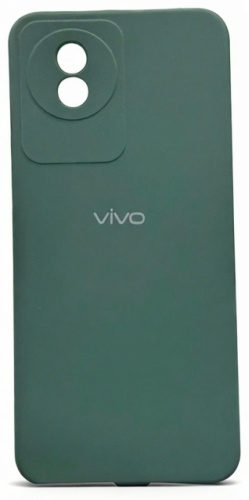 Чехол для Vivo Y02, Y02t темно-зеленый