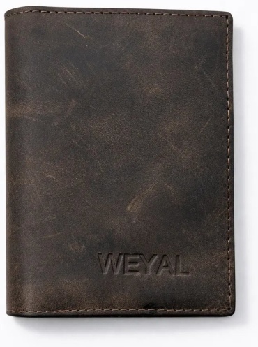 Кошелек Weyal натуральная кожа коричневый