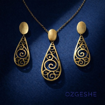OZGESHE бижутерный сплав, без вставок