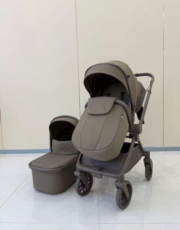 Коляска универсальная 2 в 1 Kidilo D901F 2в1, черный, серый, бежевый, хаки