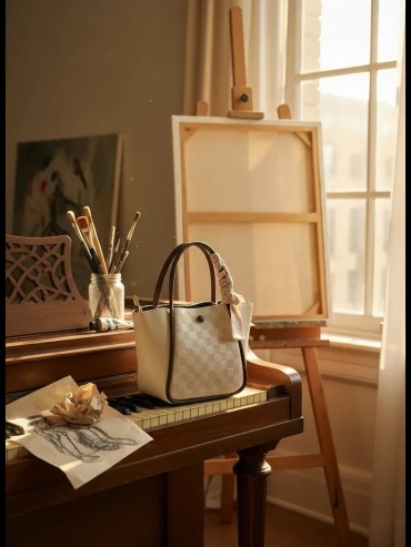 Мини-сумка AlaskaBurn экокожа белый