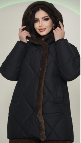 Зимняя куртка Kanykei Fashion черный