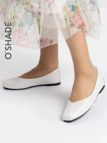 Балетки Oshade белый