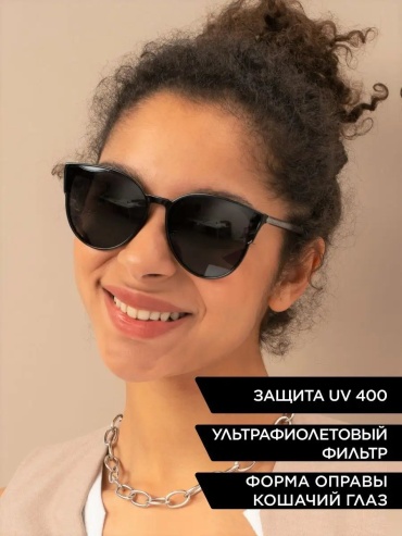 FARELLA солнцезащитные очки кошачий глаз однотонные