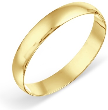 Обручальное кольцо KARATOV T90001016VMGOLD размер 23 вес 2.55 г золото, без вставок