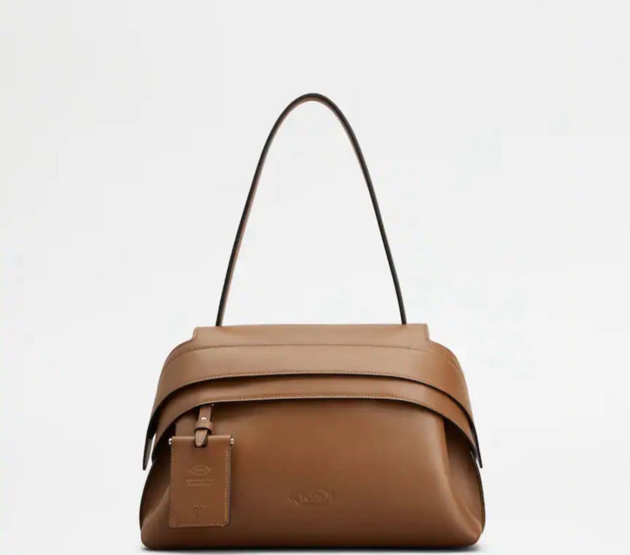 Сумка тоут TODS натуральная кожа коричневый
