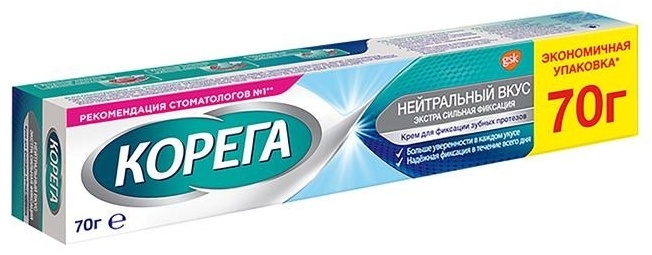 Корега БАД Ежедневная фиксация Нейтральный вкус 70 г