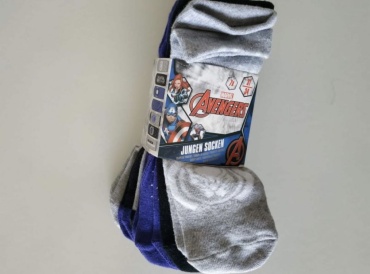 Носки Avengers 367786 7 пар фиолетовый, светло-серый 35-38