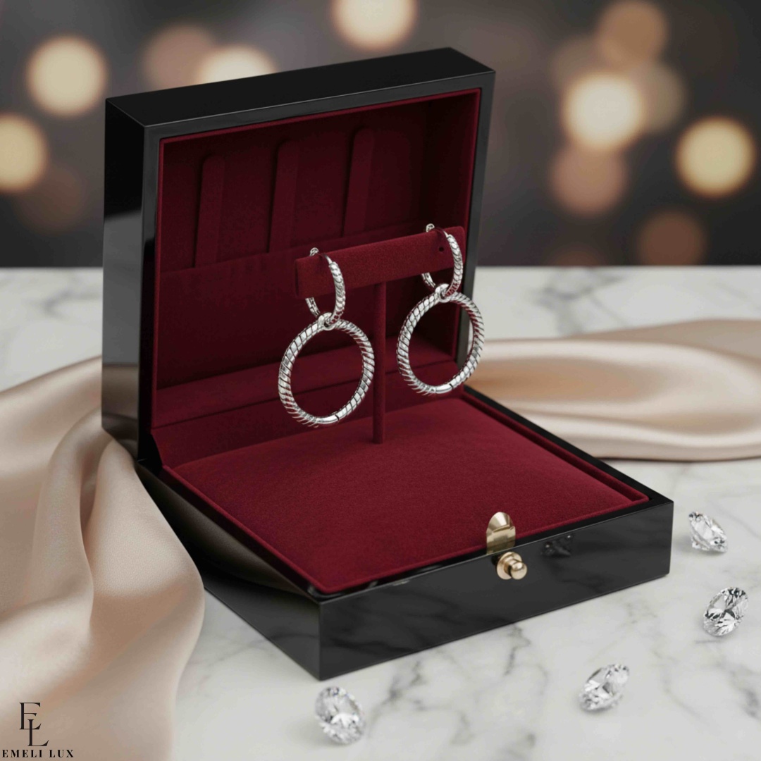 Серьги Emeli lux 2578 вес 1.5 г сплав покрытый серебром 925, без вставок