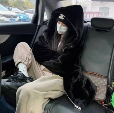 Шуба FASHION черный