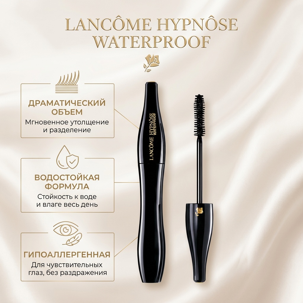 Тушь для ресниц LANCOME Hypnose для объема черный