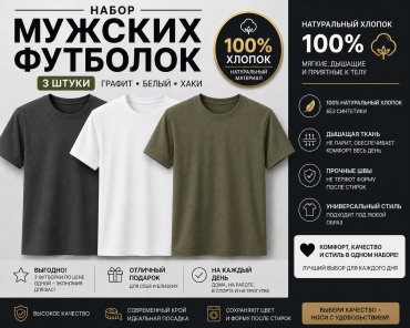 Футболка KULSHI хаки, графит