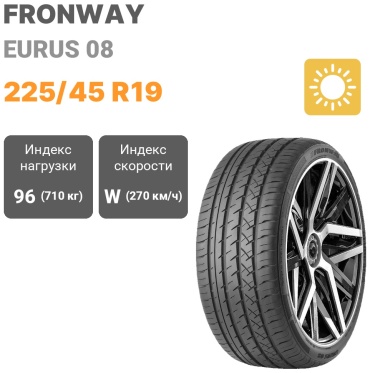 FRONWAY EURUS 08 225/45 R19 96 W
