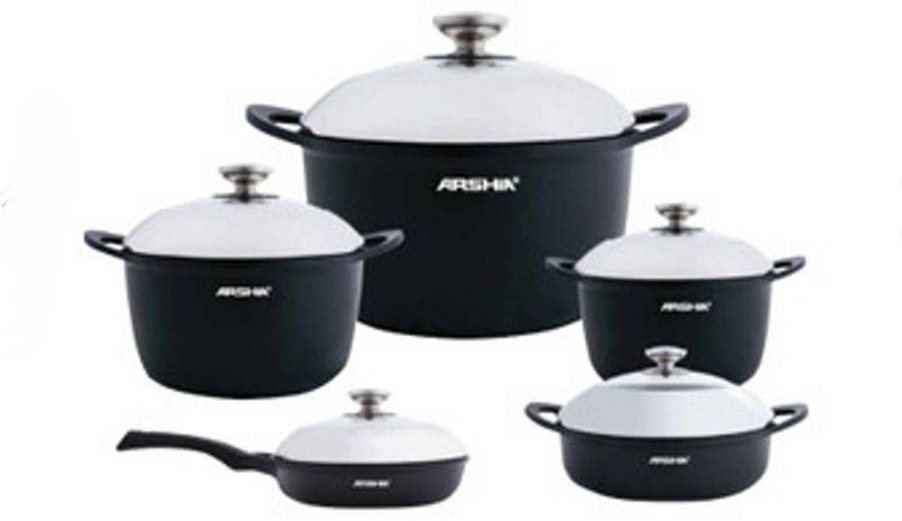 Смешанный набор ARSHIA COOKWARE SET 10 в 1