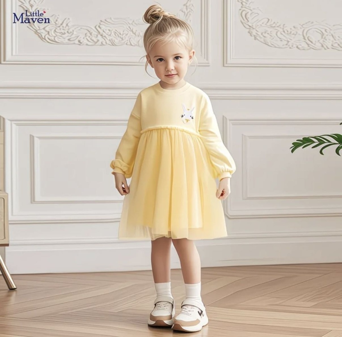 Нарядное платье Little Maven желтый