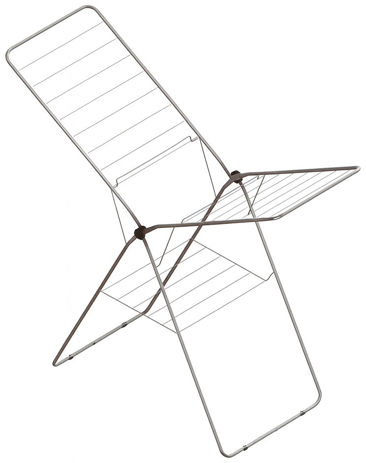 Сушилка напольная ZETA 49x146x131 см, кол-во уровней: 2, металл