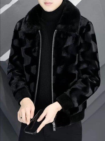 Шуба черный