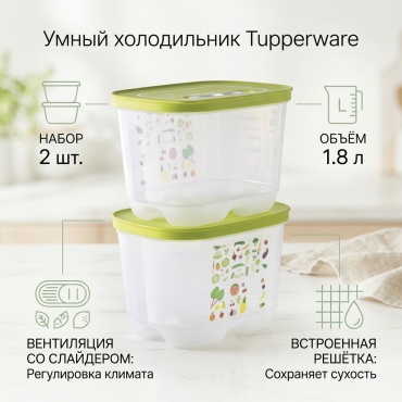 Tupperware Умный холодильник 2 предмета