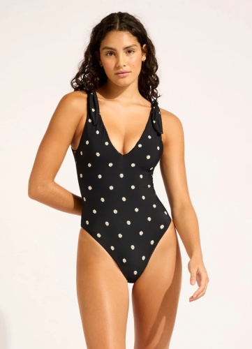 Купальник слитный SEAFOLLY черный