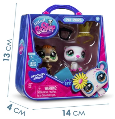 Littlest Pet Shop Бобер и Хорек 13 см 2 шт