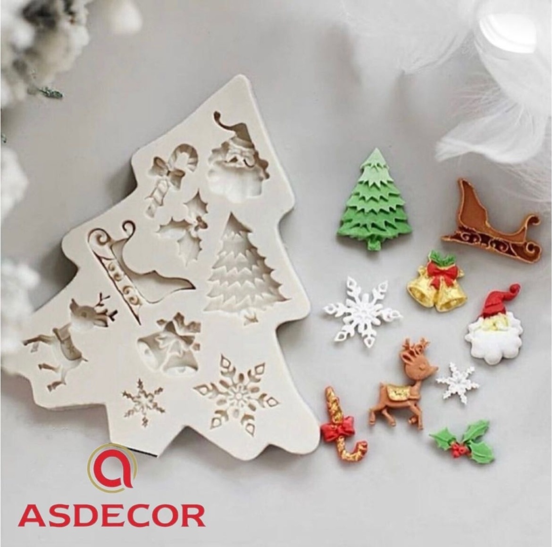 Asdecor молды и вайнеры 1FSM05-019 Новогодняя ёлочка 1 шт