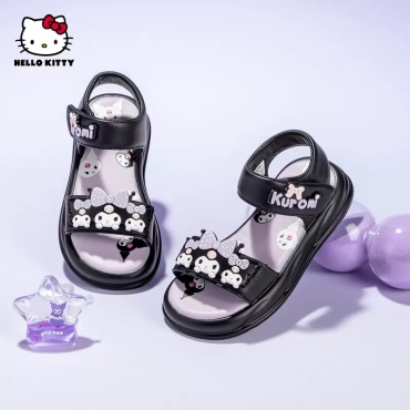 Босоножки Kuromi сиреневый, черный