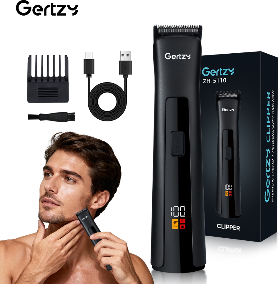 GERTZY машинка для стрижки ZH-5110 черный