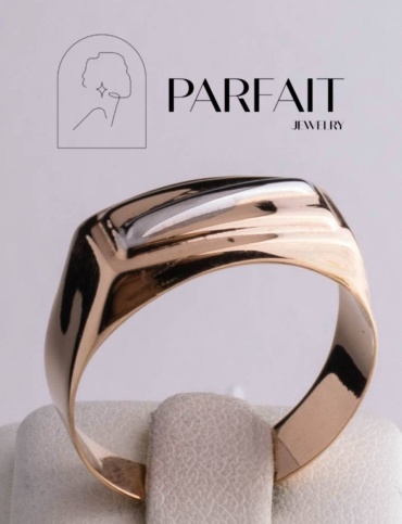 PARFAIT JEWELRY Мужская печатка GFC_PJ_L_06 размер 20.5 вес 2 г золото, без вставок