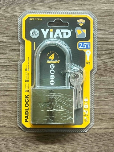 Замок навесной, английский YiAD 57256, 110х63 мм